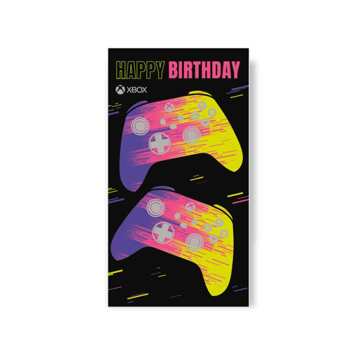 Picture of HAPPY BIRTHDAY XBOX CARD